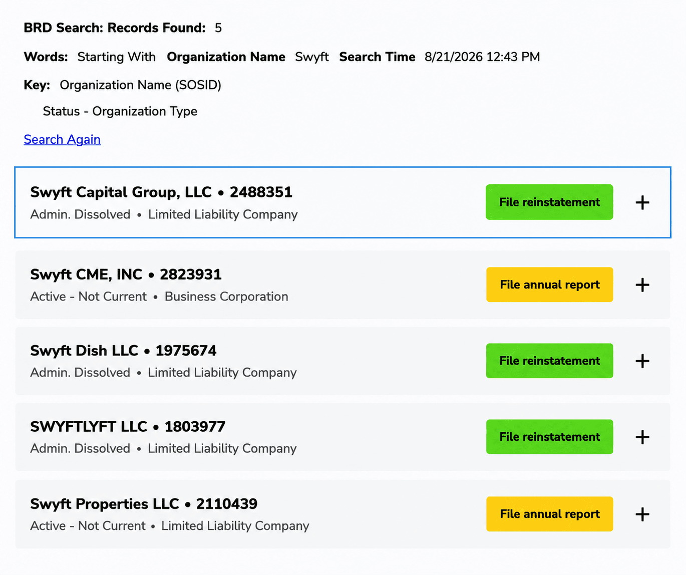 Business Records
