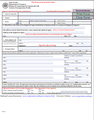 File Your Articles of Incorporation With the Utah Division of Corporations.png
