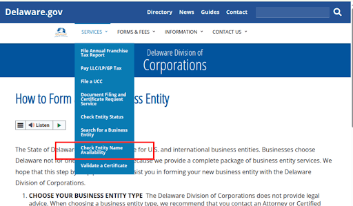 Free LLC name availability search