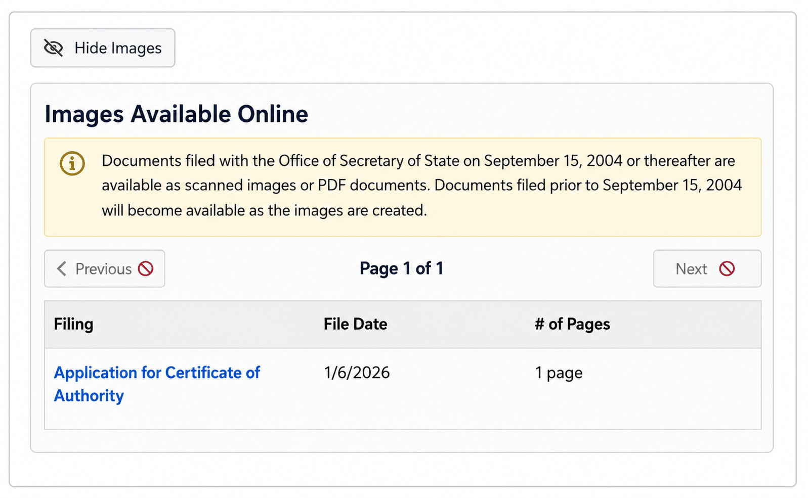  Kentucky entity profile page