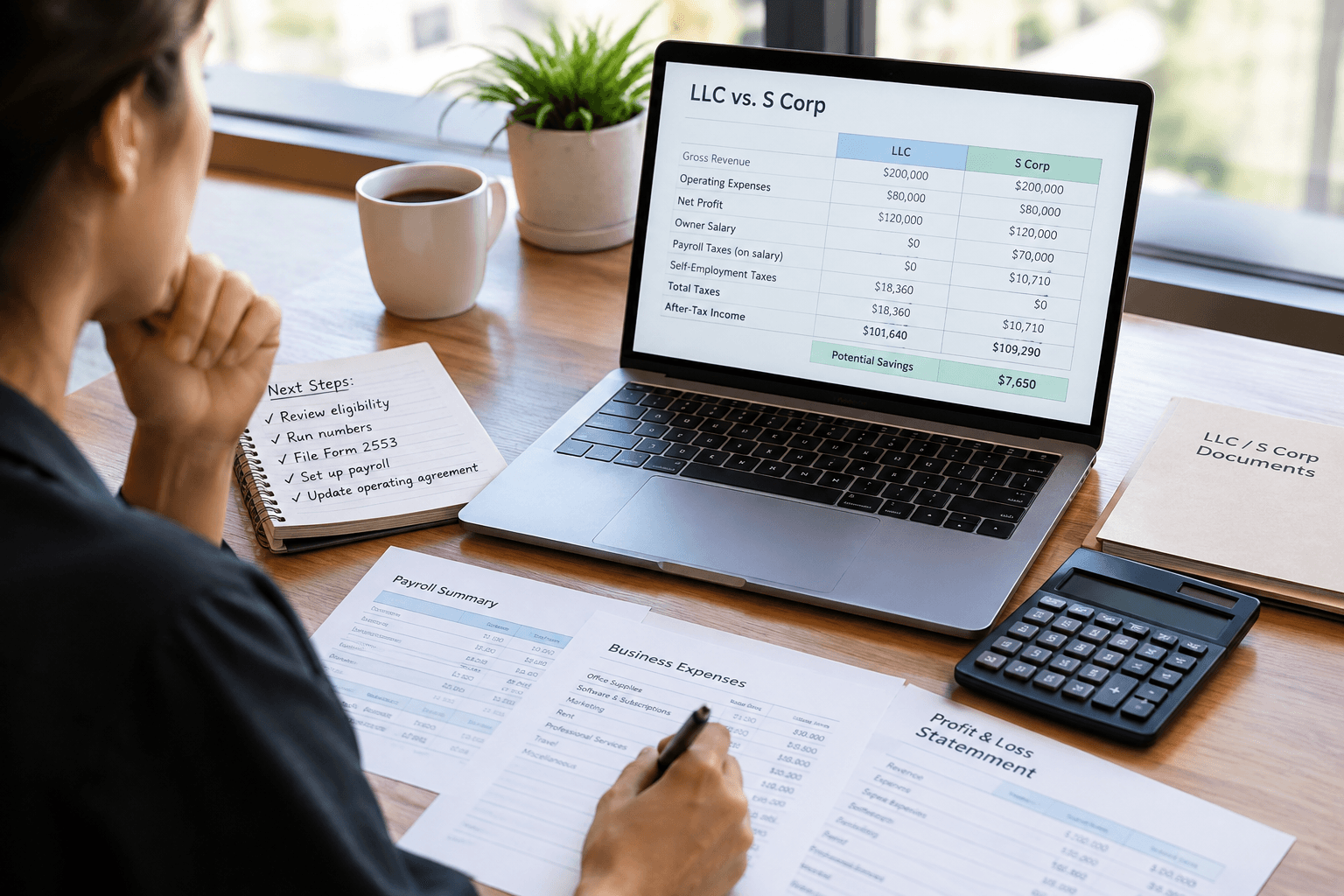 How and When Should a Startup Switch From LLC to S Corp?