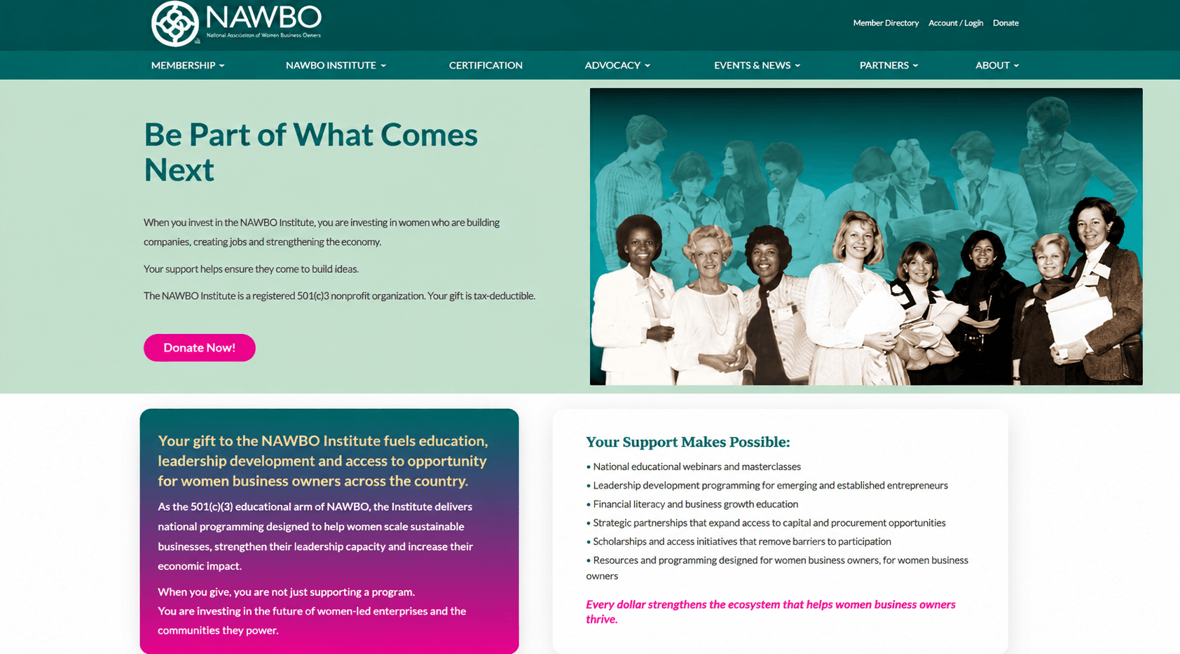NAWBO Institute Donation