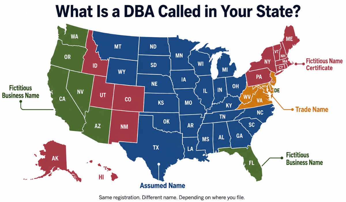 What is a DBA called in your state