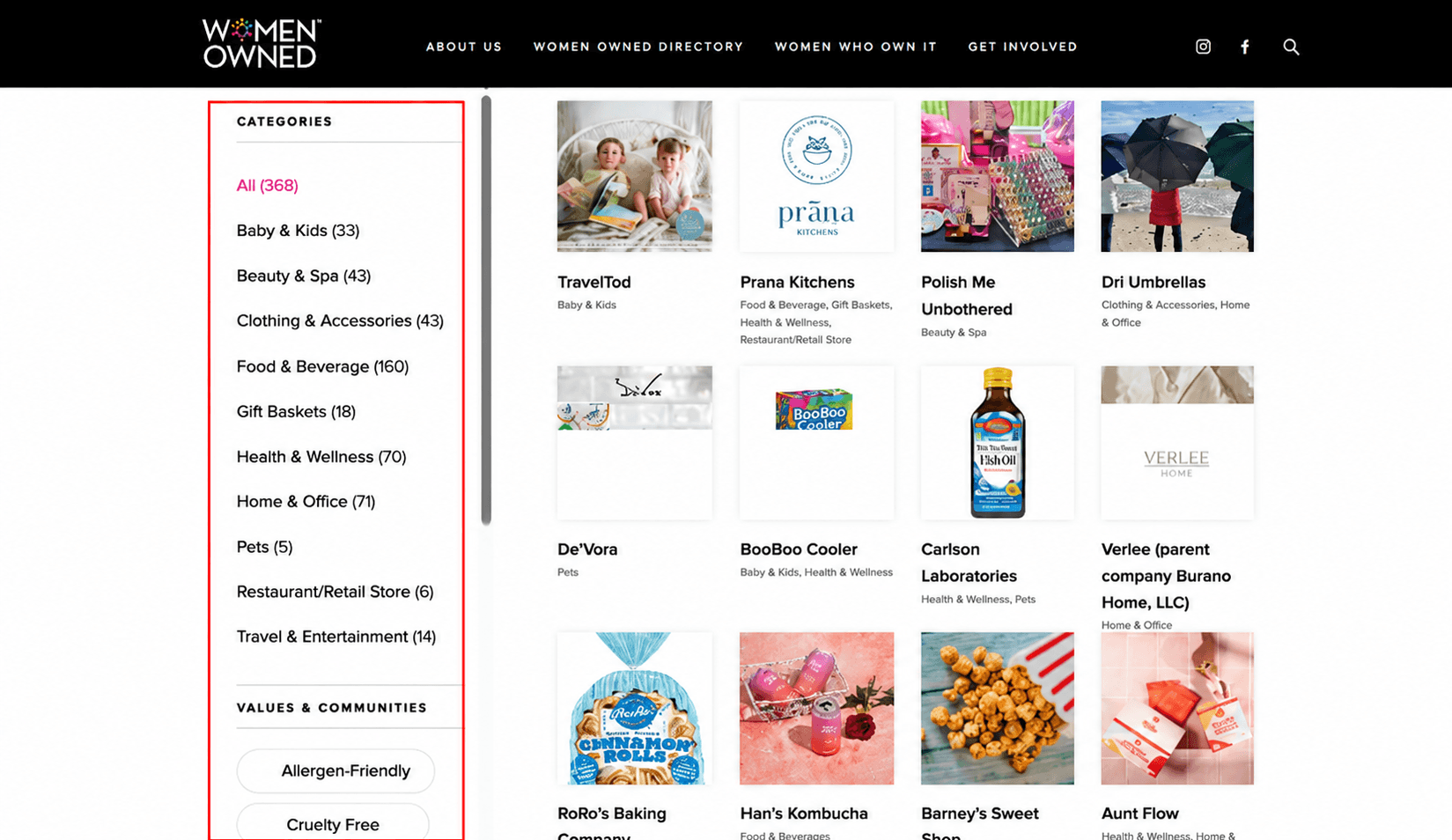 Women-Owned Brand Directory