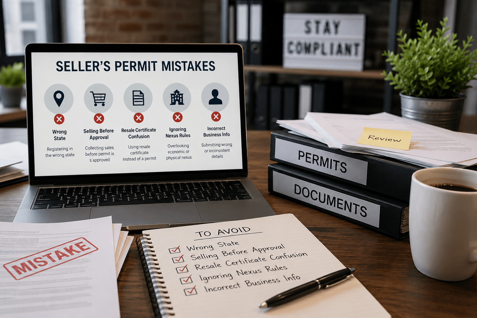 Common Seller's Permit Mistakes Businesses Should Avoid